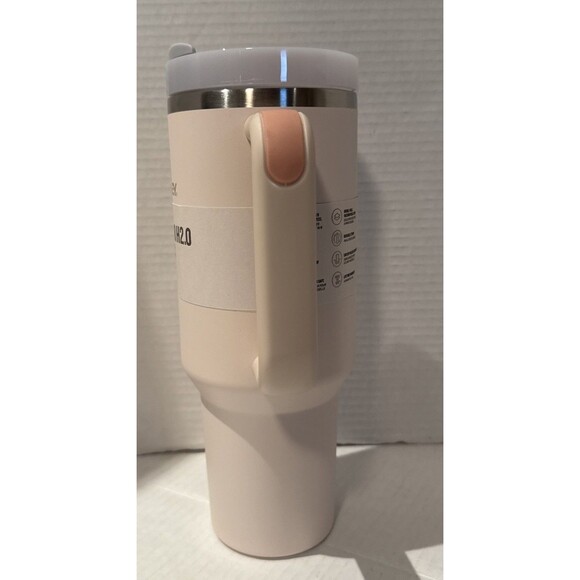 Stanley 40 oz Stainless Steel H2.0 FlowState Quencher Tumbler Rose Quartz NEW - Picture 3 of 6